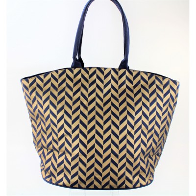 9201 - NAVY CANVAS TOTE BAG